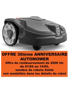Automower 305 Husqvarna "OFFRE 30ième ANNIVERSAIRE"